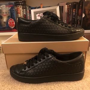 Michael Kors 8 women’s black and gold sneakers